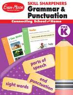 Book cover for Skill Sharpeners: Grammar & Punctuation, Prek Workbook