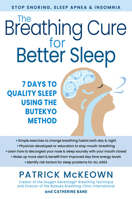 Book cover for Breathing Cure for Better Sleep: 7 Days to Quality Sleep Using the Buteyko Method