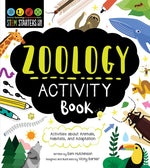 Book cover for Stem Starters for Kids Zoology Activity Book: Activities about Animals, Adaptation, and Habitats