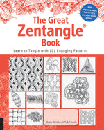 Book cover for The Great Zentangle Book: Learn to Tangle with 101 Favorite Patterns
