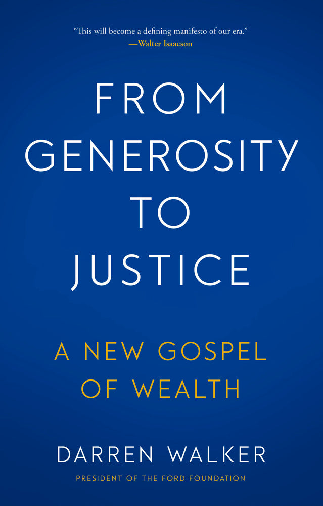 Book cover for From Generosity to Justice: A New Gospel of Wealth
