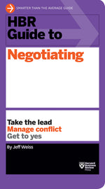 Book cover for HBR Guide to Negotiating