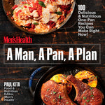 Book cover for Man, a Pan, a Plan: 100 Delicious & Nutritious One-Pan Recipes You Can Make Right Now!: A Cookbook