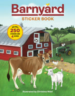 Book cover for Barnyard Sticker Book: Includes 250 Stickers and 4 Scenes
