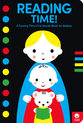 Book cover for Reading Time!: A Tummy Time First Words Book for Babies