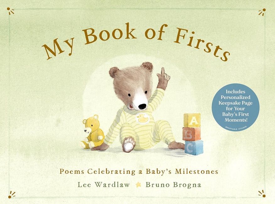 Book cover for My Book of Firsts: Poems Celebrating a Baby's Milestones