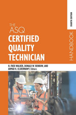 Book cover for ASQ Certified Quality Technician Handbook