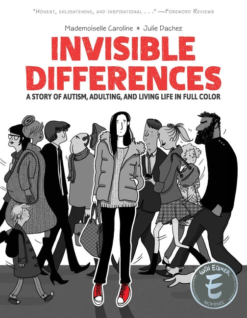 Book cover for Invisible Differences: A Story of Autism, Adulting, and Living Life in Full Color