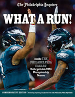 Book cover for What a Run!: Inside the Philadelphia Eagles' Unforgettable 2024 Championship Season