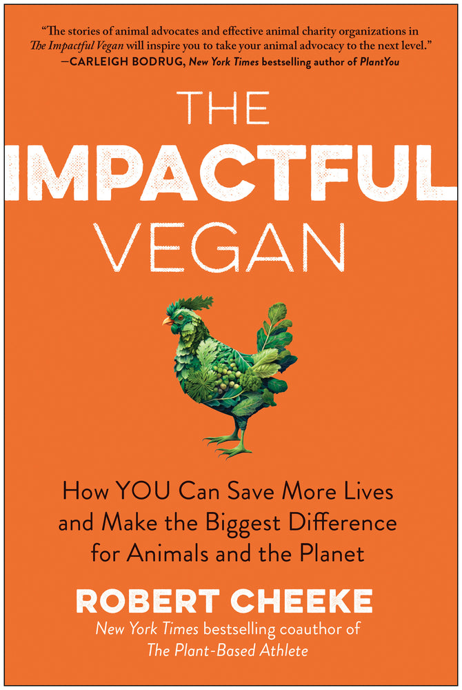 Book cover for The Impactful Vegan: How You Can Save More Lives and Make the Biggest Difference for Animals and the Planet