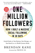 Book cover for One Million Followers, Updated Edition: How I Built a Massive Social Following in 30 Days