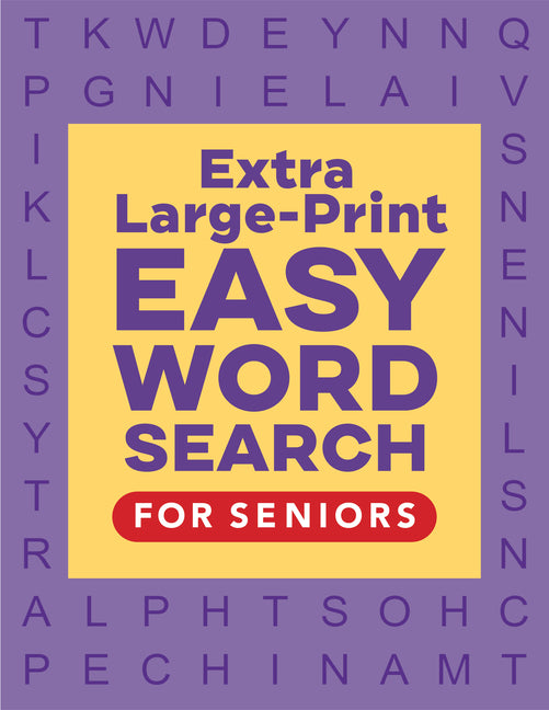 Book cover for Extra Large-Print Easy Word Search for Seniors