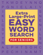 Book cover for Extra Large-Print Easy Word Search for Seniors