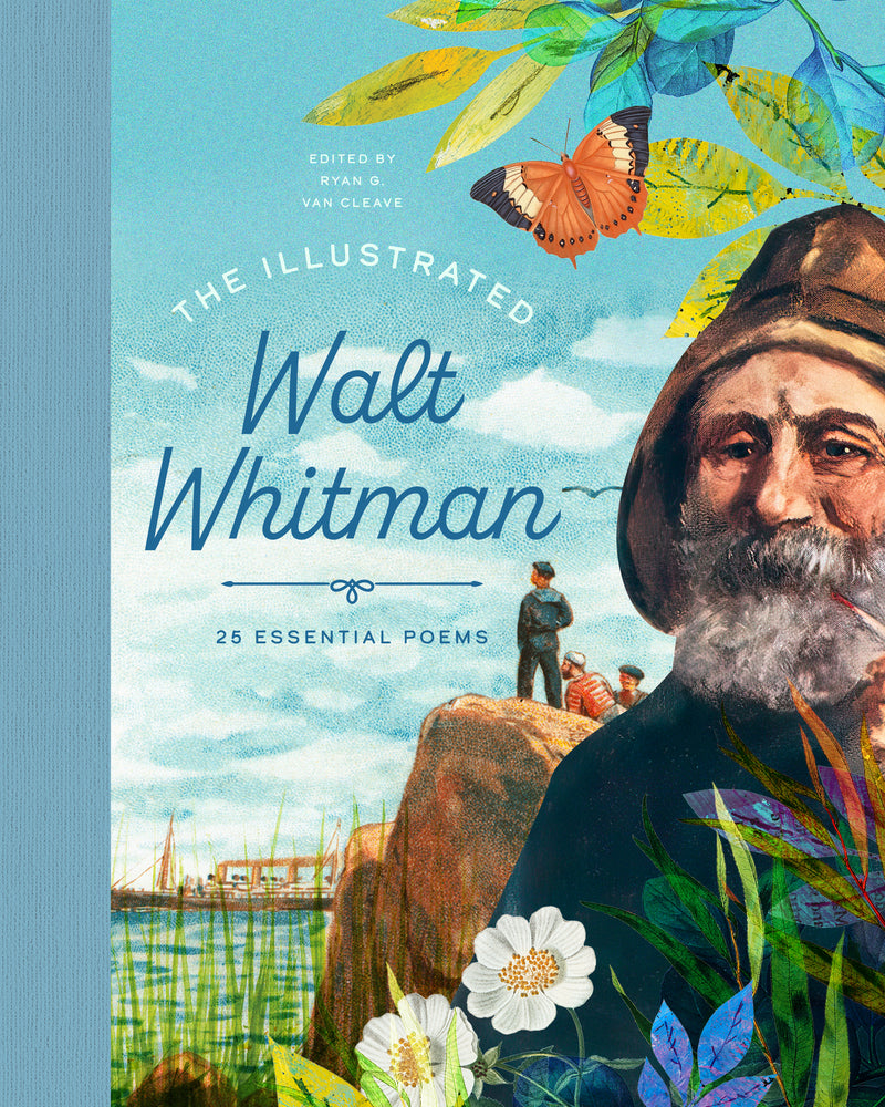 Book cover for The Illustrated Walt Whitman