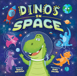 Book cover for Dinos in Space
