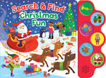 Book cover for Search & Find Christmas Fun (6-Button Sound Book)