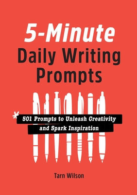 Book cover for 5-Minute Daily Writing Prompts: 501 Prompts to Unleash Creativity and Spark Inspiration