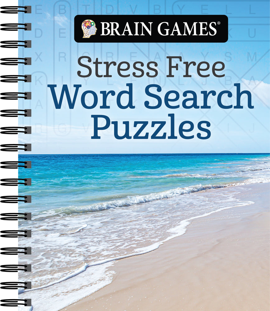 Book cover for Brain Games - Stress Free: Word Search Puzzles