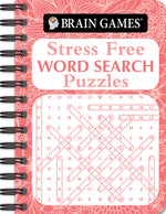 Book cover for Brain Games - To Go - Stress Free: Word Search Puzzles