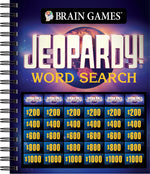 Book cover for Brain Games - Jeopardy! Word Search