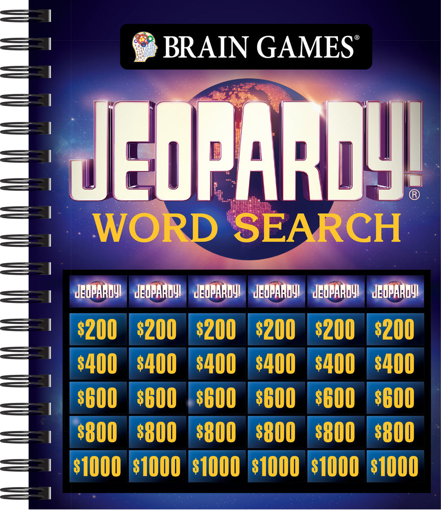 Book cover for Brain Games - Jeopardy! Word Search