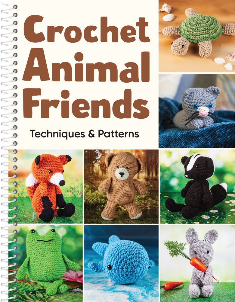 Book cover for Crochet Animal Friends: Techniques & Patterns