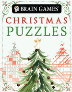 Book cover for Brain Games - Take-Along - Christmas Puzzles (Stocking Stuffer - Christmas Tree Cover): Volume 1