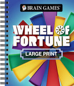 Book cover for Brain Games - Wheel of Fortune - Large Print