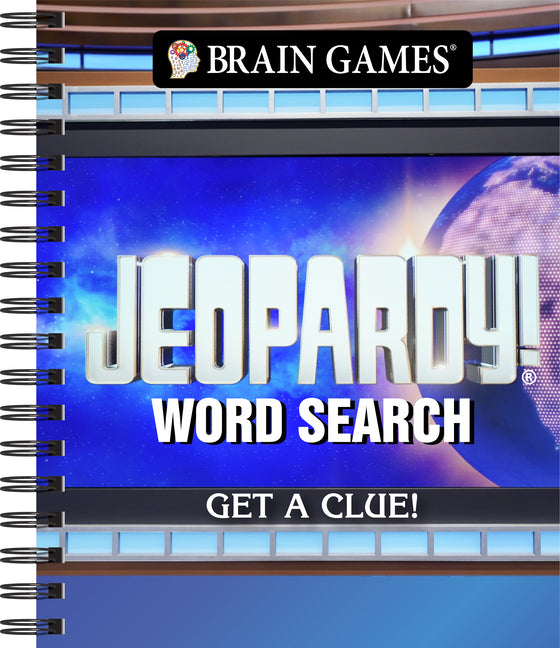 Book cover for Brain Games - Jeopardy! Word Search: Get a Clue! Volume 2