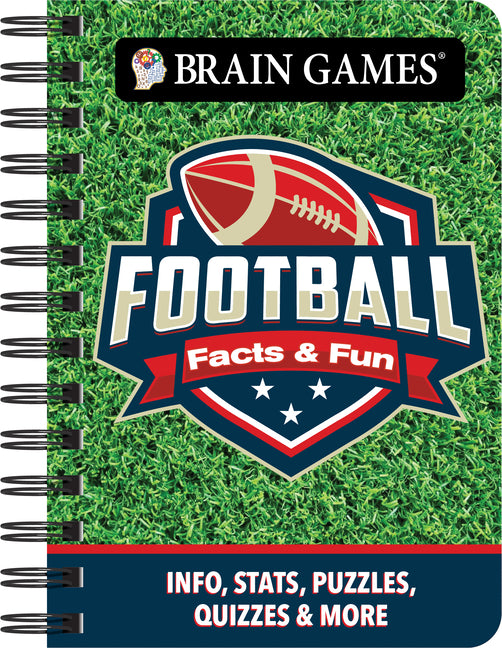 Book cover for Brain Games - To Go - Facts & Fun: Football: Info, Stats, Puzzles, Quizzes & More