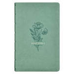 Book cover for KJV Bible Giant Print Faux Leather, Teal