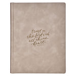 Book cover for KJV Bible Note-Taking LP Faux Leather Hardcover Trust the Lord, Prov. 3:5