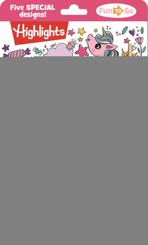 Book cover for Scratch-And-Play Unicorn Hidden Pictures