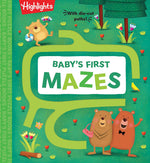 Book cover for Baby's First Mazes: Puzzle Activity Book for Babies, Build Essential Fine-Motor Skills for Babies & Toddlers with Maze Activities, Perfect Baby Gift