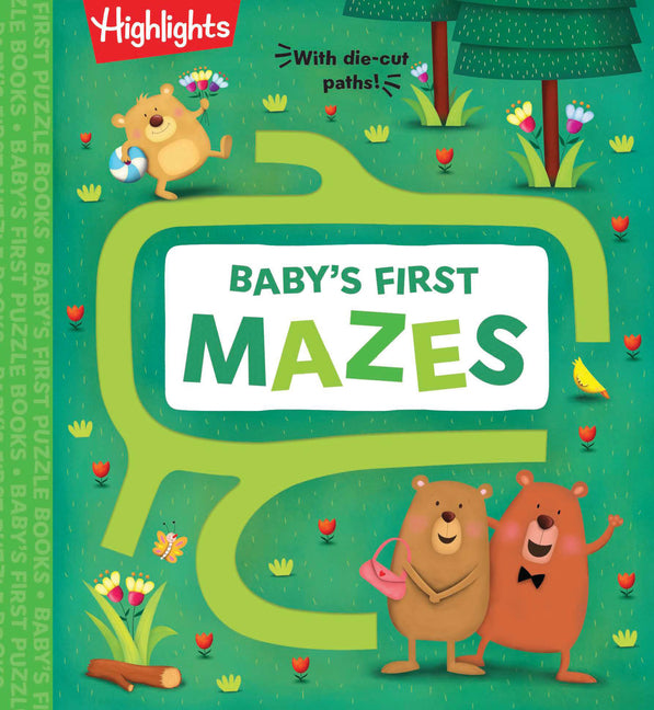 Book cover for Baby's First Mazes: Puzzle Activity Book for Babies, Build Essential Fine-Motor Skills for Babies & Toddlers with Maze Activities, Perfect Baby Gift