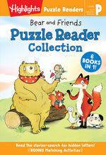 Book cover for Bear and Friends Puzzle Reader Collection: Level P 6-In-1 Story Collection for Beginner Readers, Early Reading Kids Books with Fun Puzzles