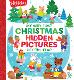Book cover for My Very First Christmas Hidden Pictures Lift-The-Flap: Christmas Lift-A-Flap Board Book with Hidden Pictures Puzzles for Babys First Christmas Gift