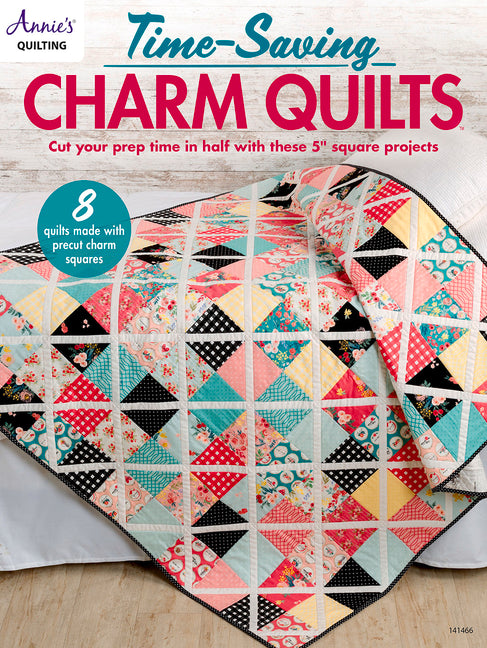 Book cover for Time-Saving Charm Quilts