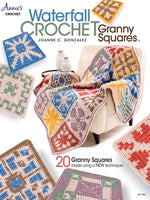 Book cover for Waterfall Crochet Granny Squares