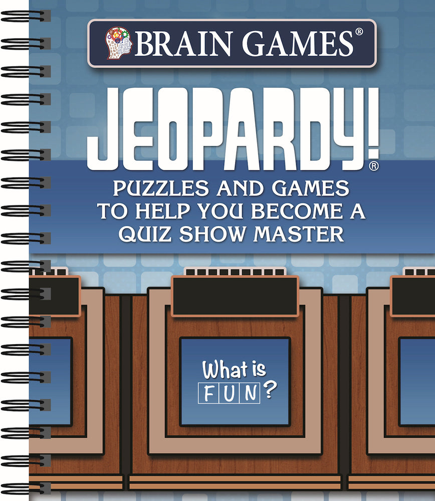 Book cover for Brain Games - Jeopardy!: Puzzles and Games to Help You Become a Quiz Show Master