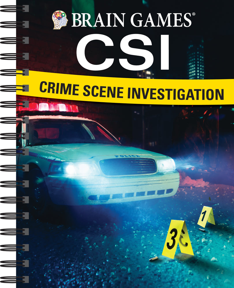 Book cover for Brain Games - Crime Scene Investigation (Csi) Puzzles #2: Volume 2