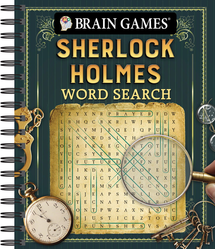 Book cover for Brain Games - Sherlock Holmes Word Search