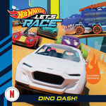 Book cover for Hot Wheels Let's Race: Dino Dash!
