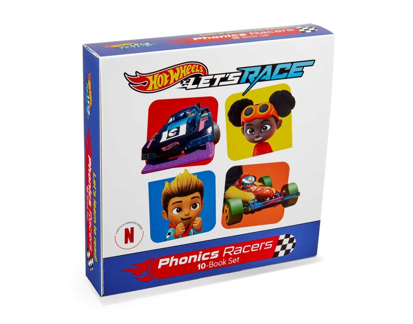 Book cover for Hot Wheels Let's Race Phonics Racers