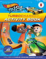 Book cover for Hot Wheels Let's Race: Turbocharged Activity Book