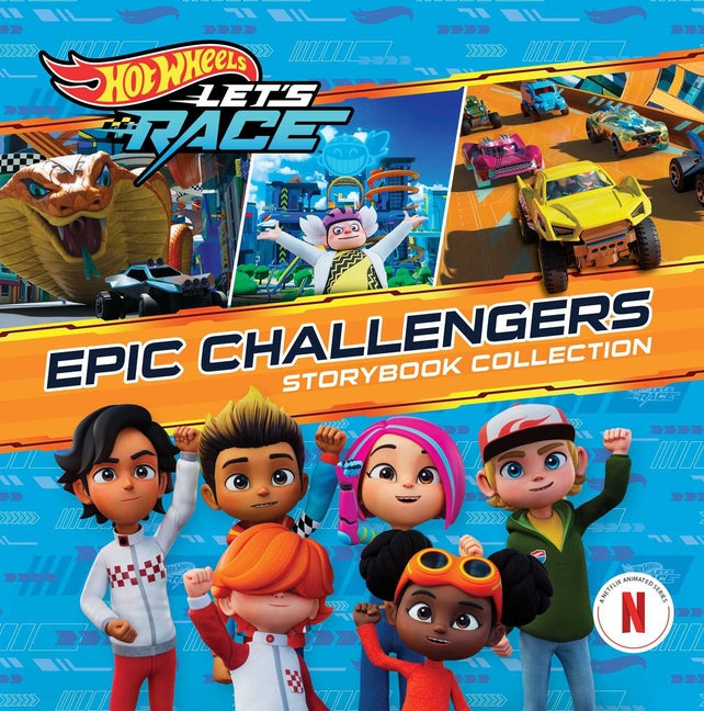 Book cover for Hot Wheels Let's Race: Epic Challengers Storybook Collection