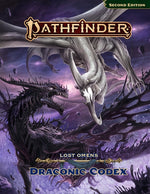 Book cover for Pathfinder Lost Omens Draconic Codex