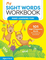 Book cover for My Sight Words Workbook: 101 High-Frequency Words Plus Games & Activities!