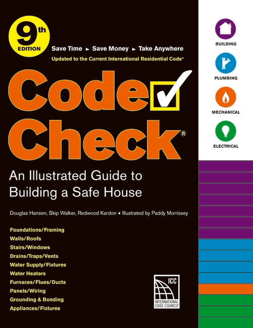 Book cover for Code Check 9th Edition: An Illustrated Guide to Building a Safe House