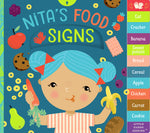 Book cover for Nita's Food Signs: An Interactive ASL Board Book